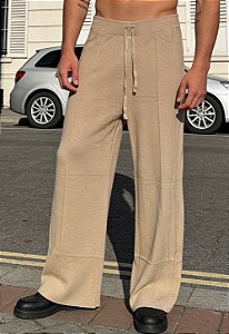 Calça Pantalona Bege