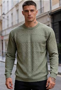 Blusa Tricot Modal Verde