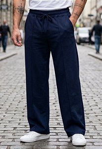 Calça Moletinho Azul Marinho