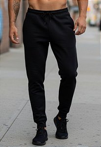 Calça Moletom Jogger Preta