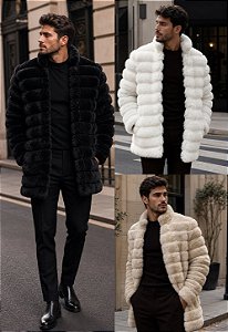 Casaco Puffer Pelo