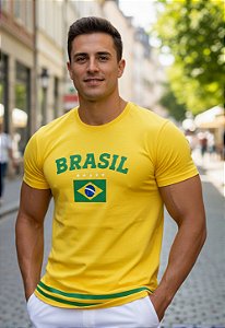 Camiseta Algodão Brasil