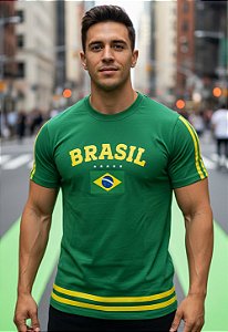 Camiseta Algodão Brasil