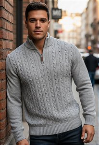 Suéter Tricot Gola Alta Elegance