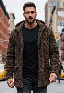 Casaco Teddy Texturizado