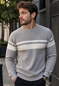 Suéter Tricot Bicolor Urban