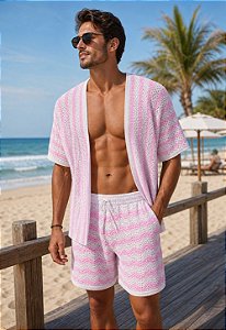 Conjunto Kimono Bicolor
