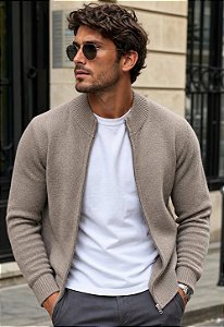 Suéter Tricot C/ Zíper Milan