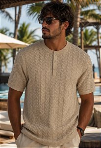 Camiseta Tricot Texturizada