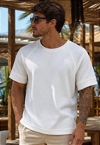 Camiseta Texturizada Algodão