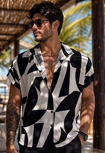 Camisa Viscolinho Oversized Al Mare