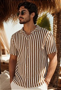 Camisa Jacquard Texturizado Paradise