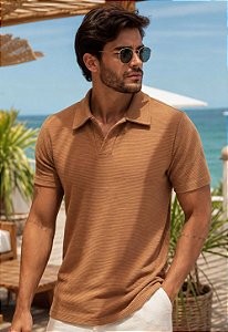 Camiseta Polo Tricot Caraíva