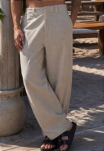 Calça Wide Linho Breeze