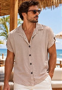 Camisa Viscolinho Caribe