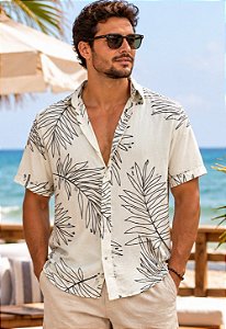 Camisa Viscose Estampada