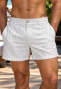Shorts Alfaiataria Risca De Giz Zion