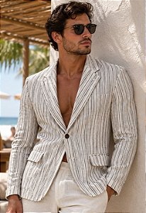 Blazer Linho Beach