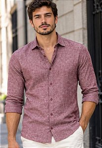 Camisa Linho Manga Longa Urban
