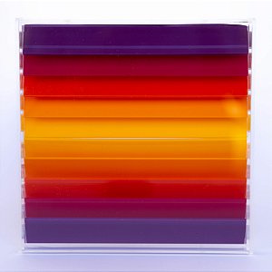 Quadro Degradê tons quentes