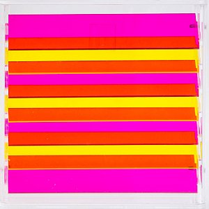 Quadro Fusões magenta/amarelo