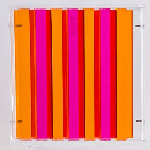 Quadro Fusões coral/magenta