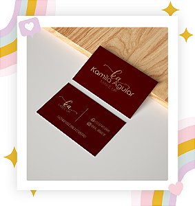 Cartão de Visita | Hot Stamping