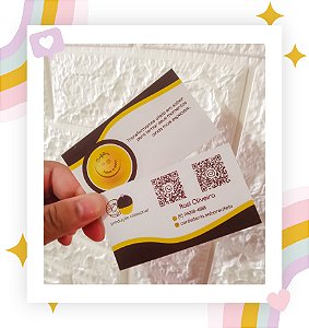 Cartão de Visita Verniz Total | 4X4