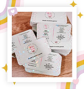 Cartão de Visita Arredondado Holográfico