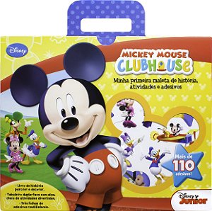 Mickey mouse - Minha primeira maleta de história, atividades e adesivos