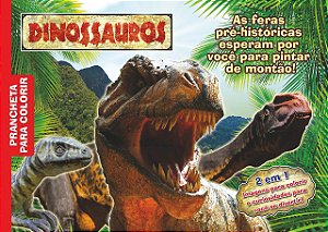 Dinossauros - Prancheta para Colorir