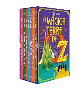 Box - A mágica terra de Oz - Vol. I - Com 7 livros e marcadores de páginas