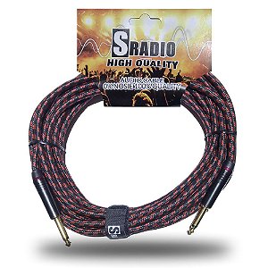 CABO INSTRUMENTO 6M SRADIO 20FT RED BLACK