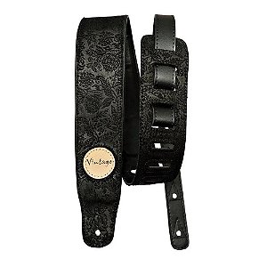 CORREIA BASSO VT SL 52 PRETO FLORAL