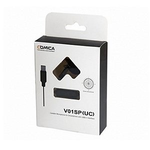 MICROFONE LAPELA COMICA USB-C V01SP(UC)