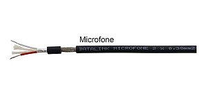 CABO MICROFONE ROLO DATALINK 2X0,30MM (METRO)