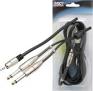 CABO AUDIO 1,8M 2P10M/P2S MXT 81636 24K PROFISSIONAL