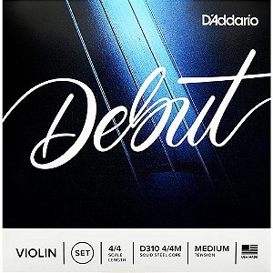 ENCORDOAMENTO VIOLINO 4/4 DEBUT D'ADDARIO D310 4/4M