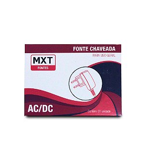 FONTE CHAVEADA MXT 391192 P/CFTV 12V/1A 1M