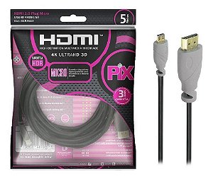 CABO HDMI 2M PIX 018-9410 2.0 4K HDR (MICRO)