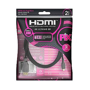 CABO HDMI 3M PIX 018-9411 2.0 4K HDR (MICRO)