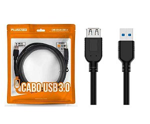 EXTENSOR USB 1,5M PLUS CABLE USBAF3015  3.0 AM x AF