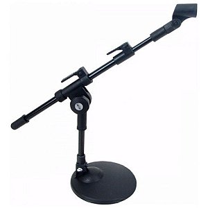 PEDESTAL MICROFONE MESA VECTOR SM-20P BK