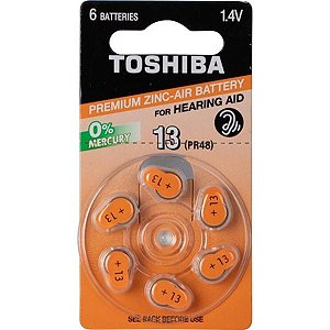 PILHA PR48 AUDITIVA TOSHIBA UN 75270