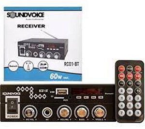 AMPLIFICADOR SOUNDVOICE RECEIVER 60W RC01BT