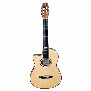 VIOLAO CANHOTO FLAT NYLON GIANNINI GNF-3 CEQ LH NS