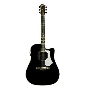 VIOLAO FOLK TAGIMA FLORENCE FS-200EQ BK C/BAG