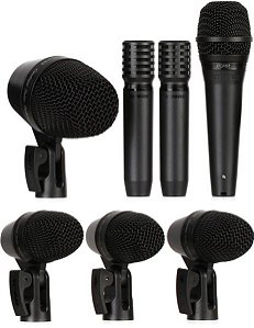 MICROFONE BATERIA SHURE PGADRUMKIT7 7 PECAS