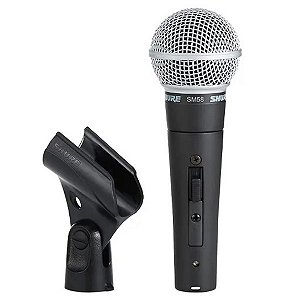 MICROFONE DE MAO SHURE SM58S
