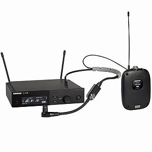 MICROFONE S/FIO HEADSET SHURE SLXD14/SM35-G58